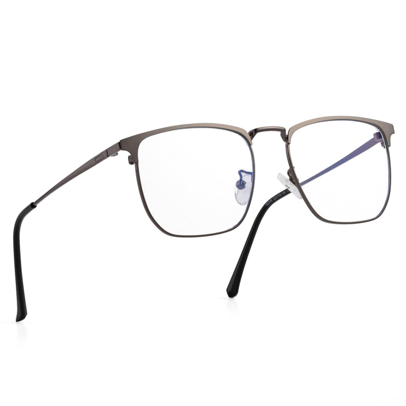 ROYAL SON Square Matte Black Computer Glasses Blue Light Blocking Spectacles Frames Men Women - SF0086-C1-Frame