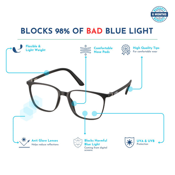 Bluno Square Eye Comfort Glasses™